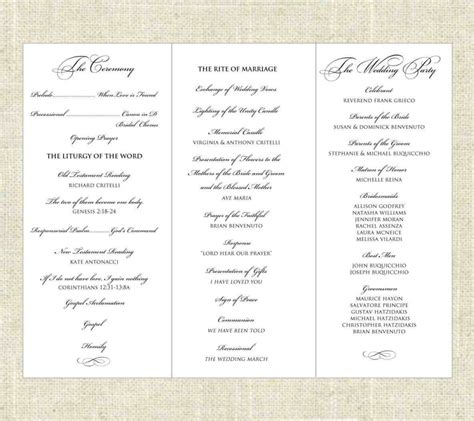 wedding program templates printable|Free Online Wedding Program Maker .